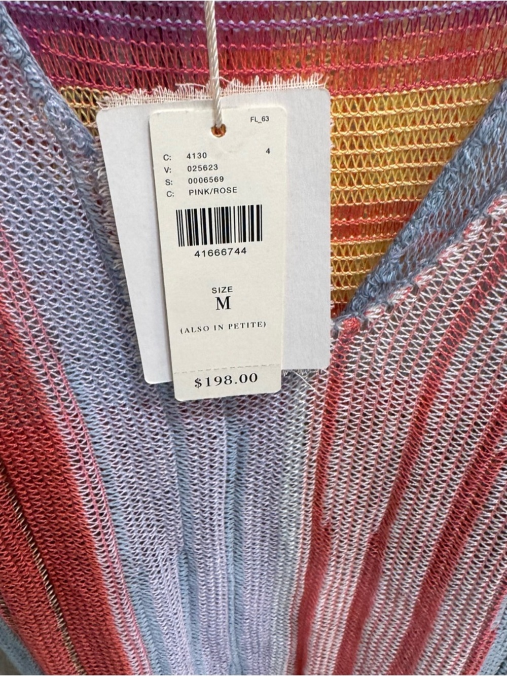 Anthropologie Reverie Rainbow Sweater Dress By Cecilia Prado Size M NWT Colorful - Picture 5 of 13